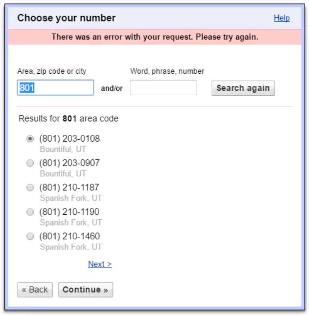 免费申请 Google Voice 美国电话号码