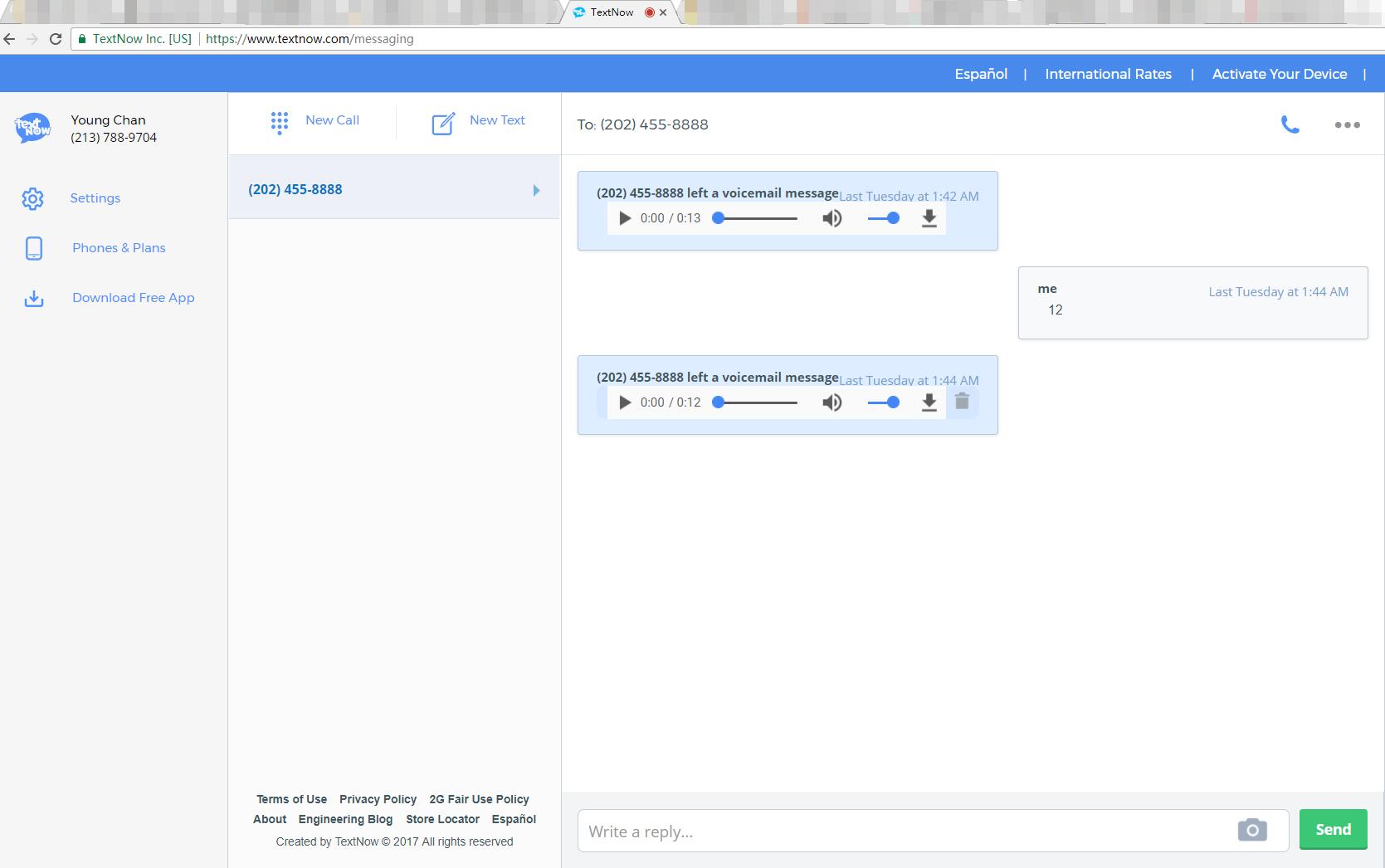 免费申请 Google Voice 美国电话号码