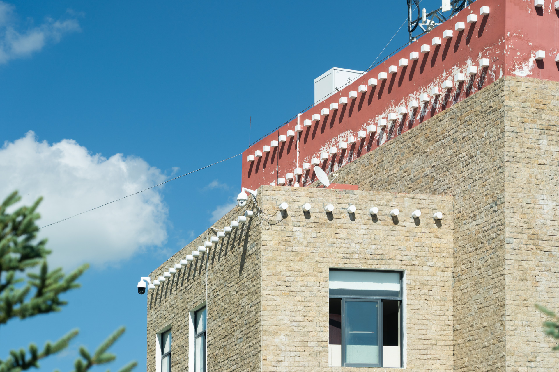 沿途的藏式民居