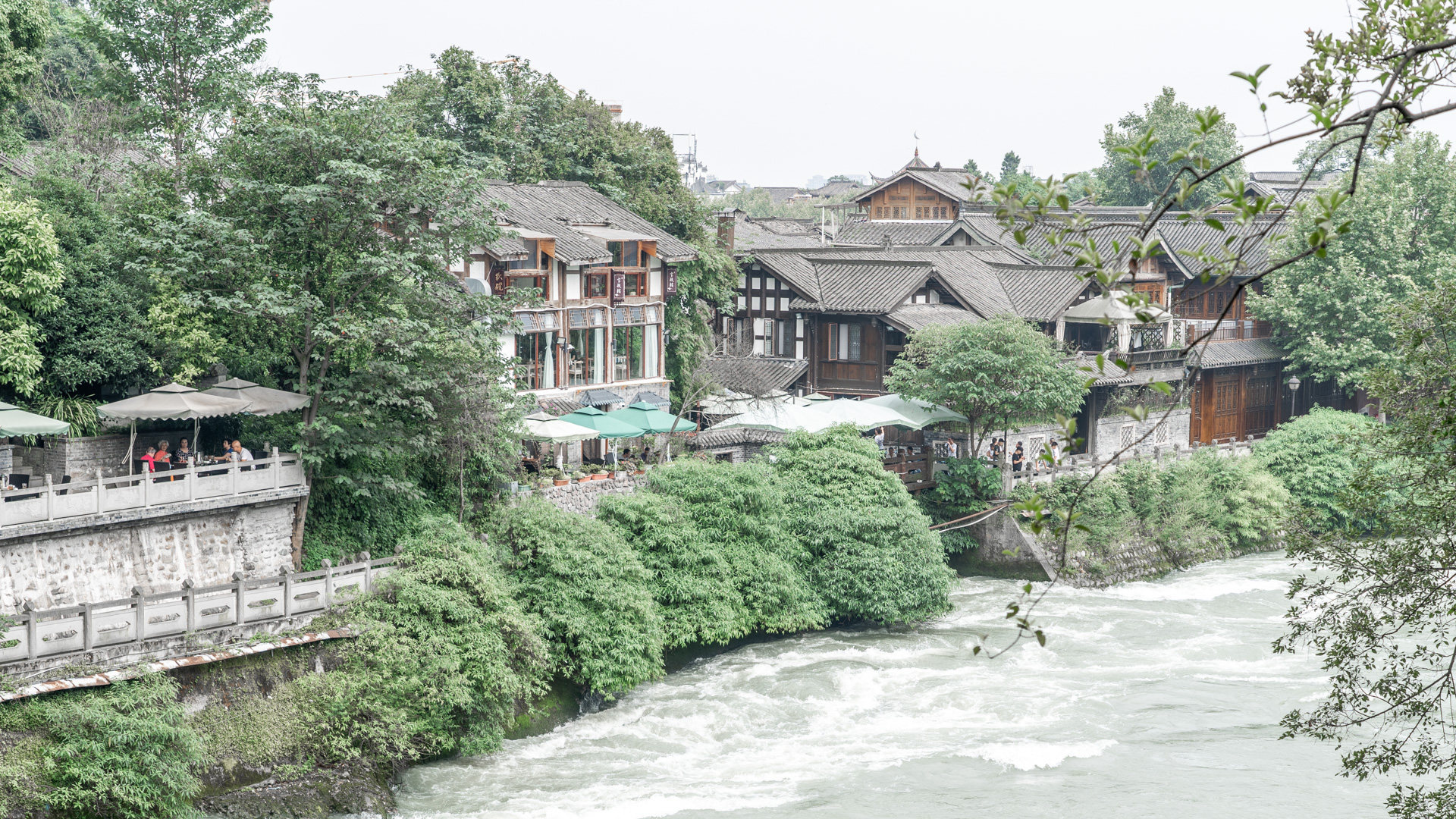 都江堰 宝瓶口、内江
