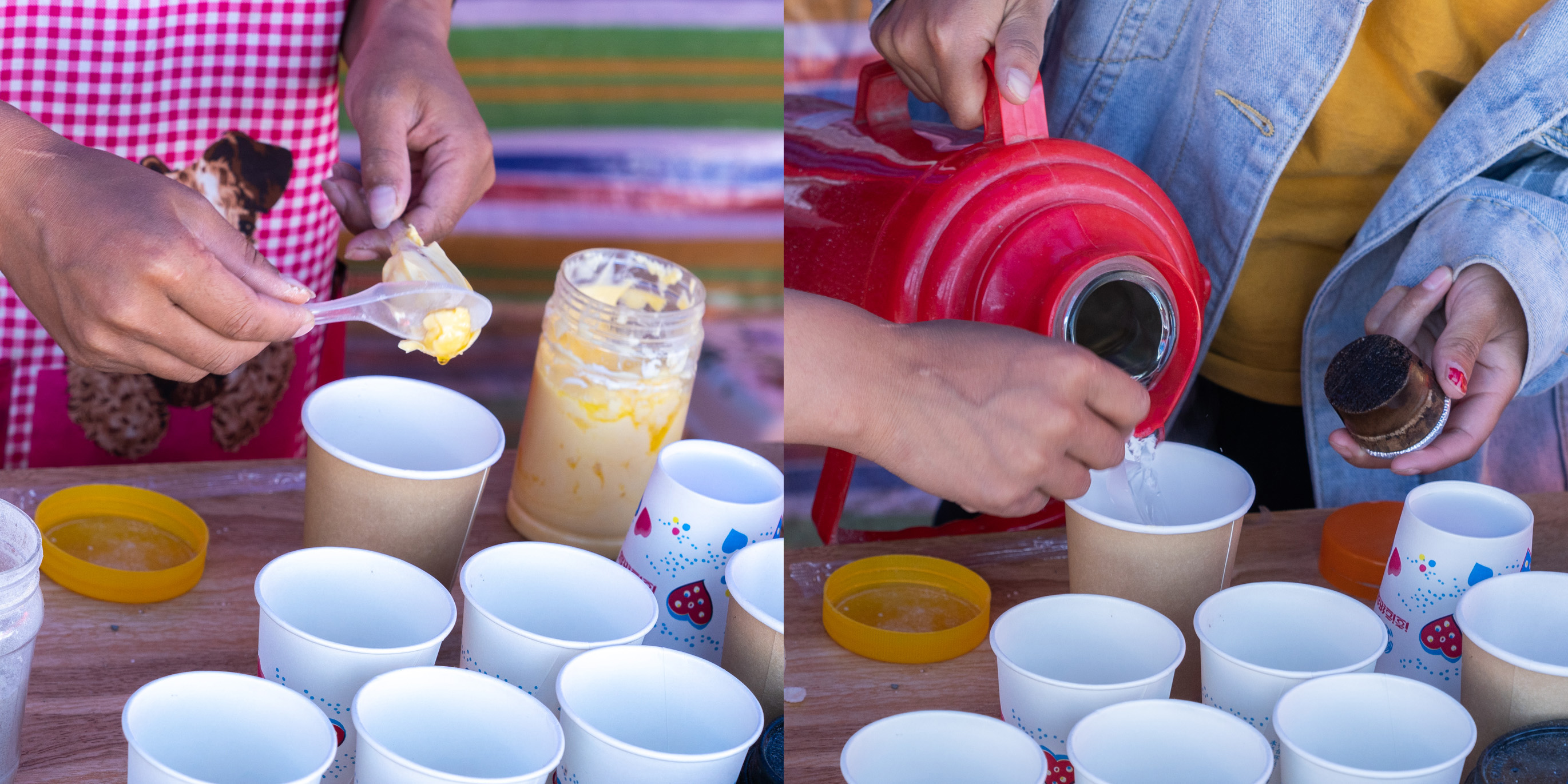 在“瓦切格林”喝了一杯“正宗”的酥油茶