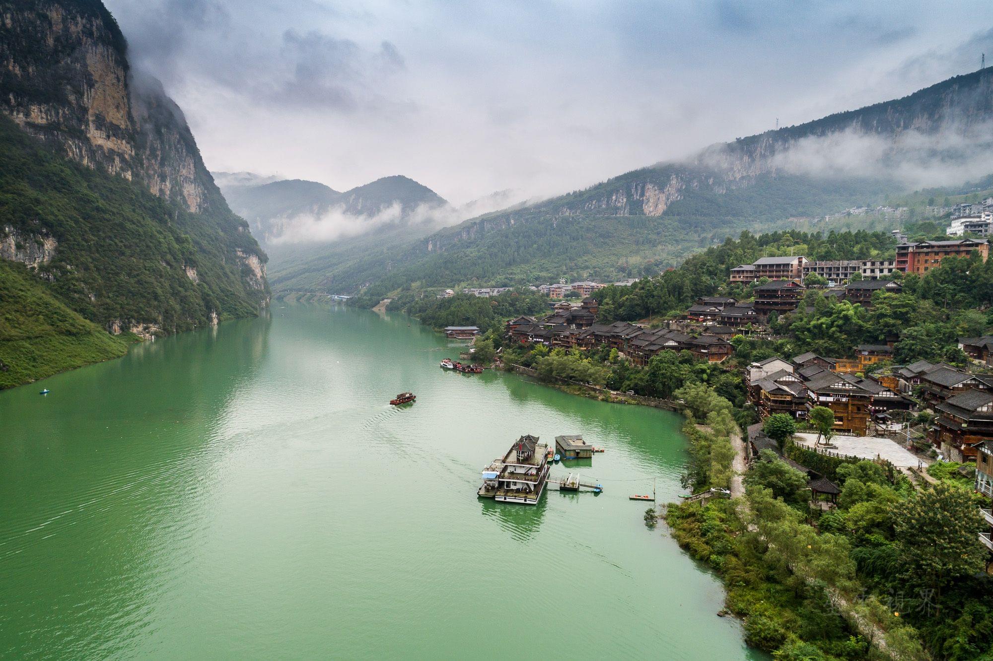 龚滩古镇，网图