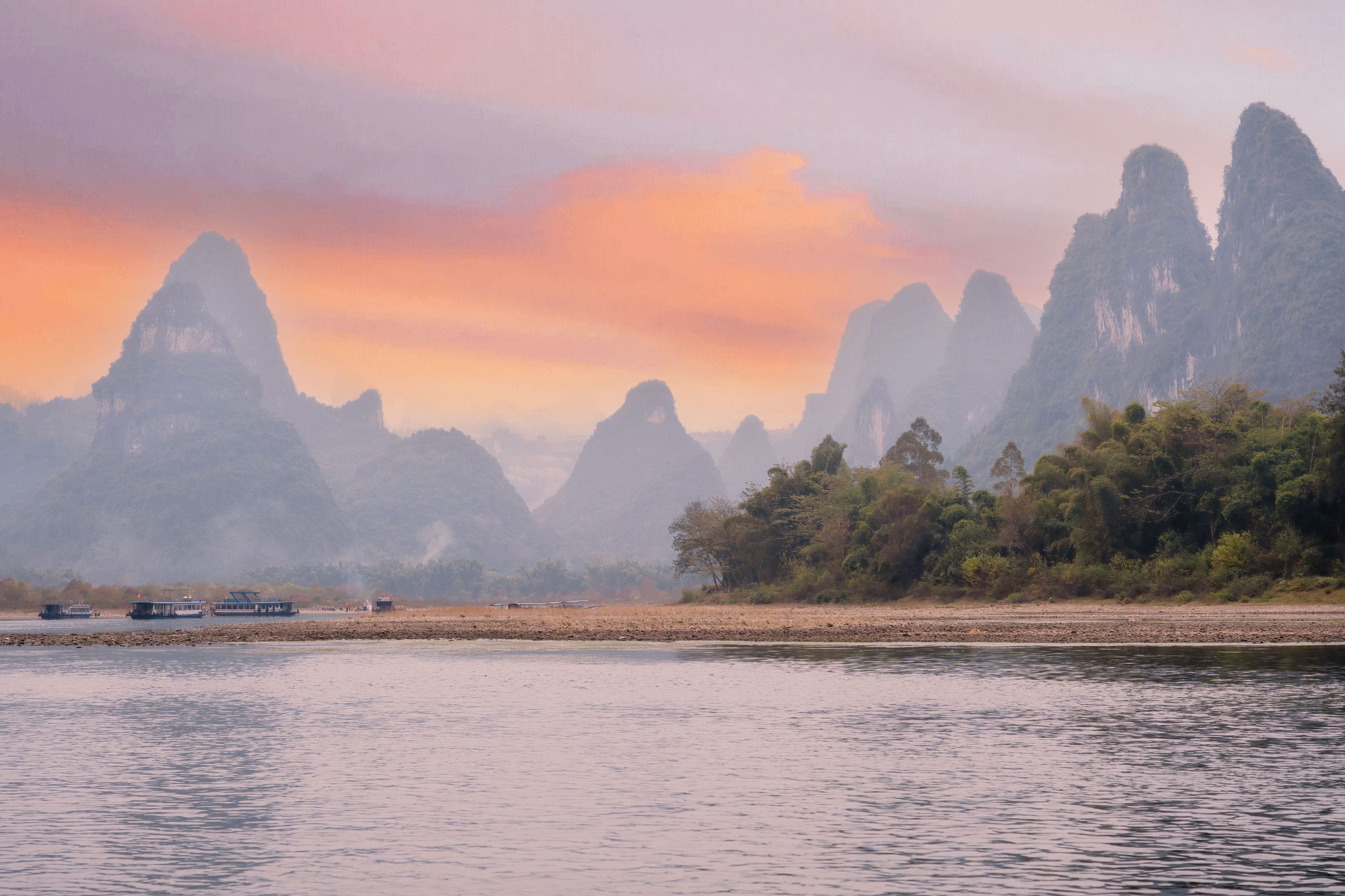 桂林阳朔，漓江