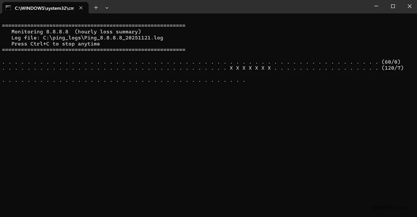 自制 Ping 监控工具，助我监看网络链路疑难杂症