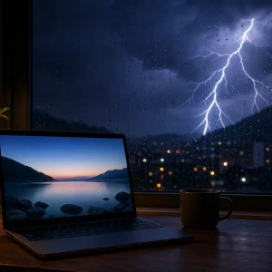 附近有闪电：Edge 浏览器这个小细节还不错的 ⚡️