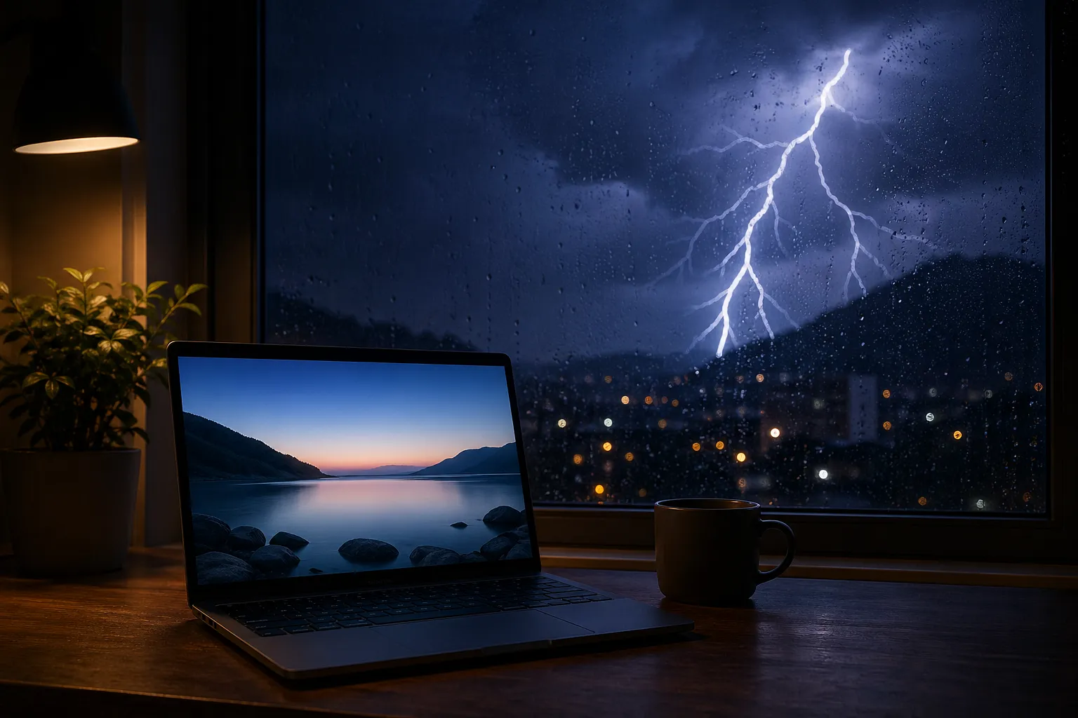 附近有闪电：Edge 浏览器这个小细节还不错的 ⚡️